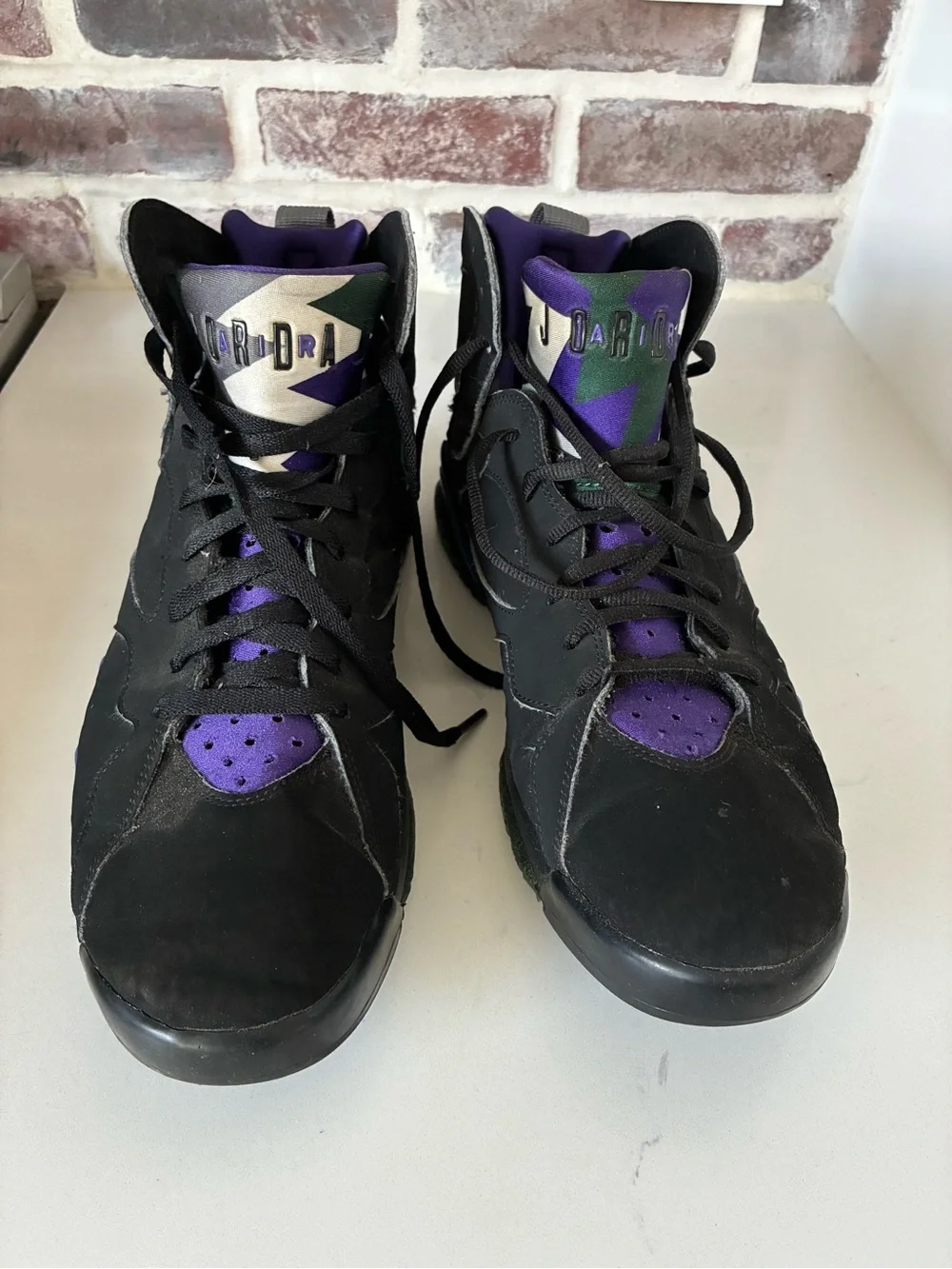 Nike Air Jordan 7 size 12.5 Mens Ray Allen Edition (Bucks Away)